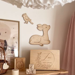 Lesní zvířátka která rozjasní každý kout dětského pokojíčku. ✨ Možnost koupit celou sadu či jednotlivá zvířátka. 🤎 Stále...